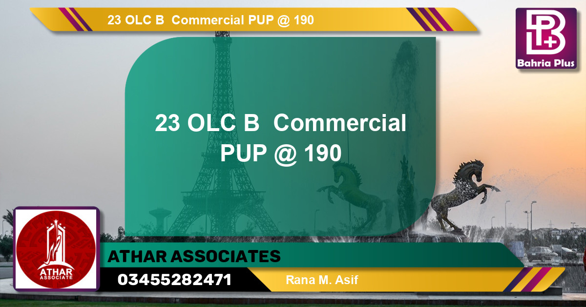 Commercial Plot for Sale in Bahria Orchard, Lahore - (BP-142463)