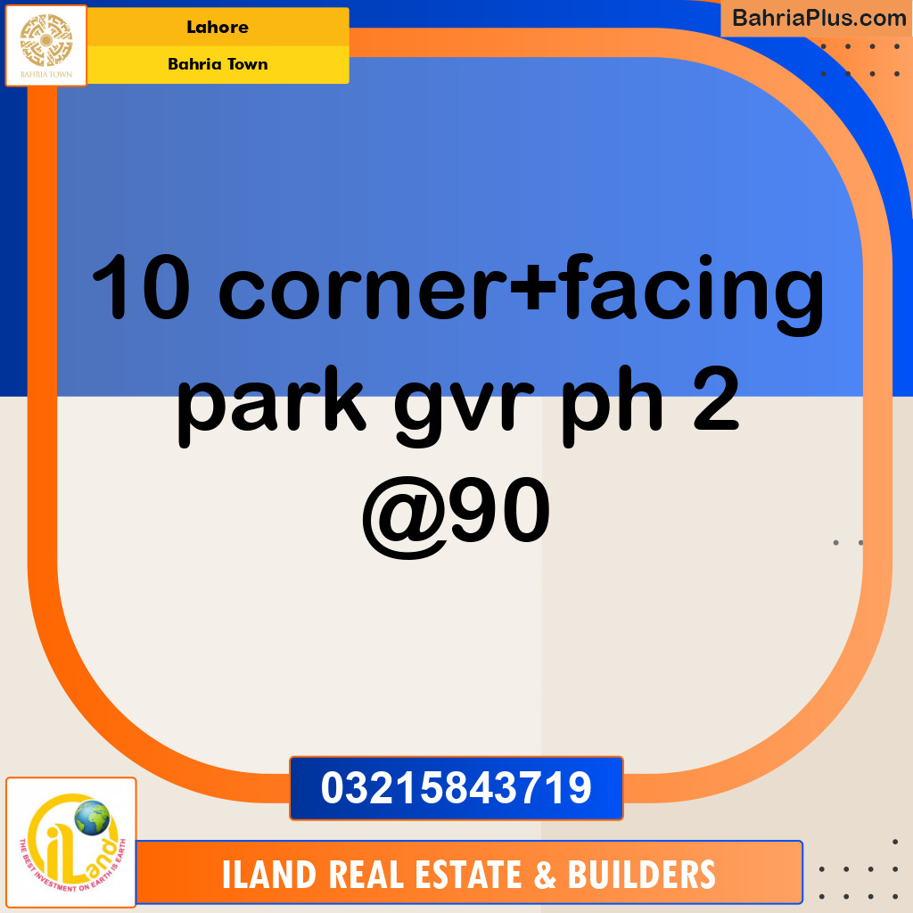 Residential Plot for Sale in Bahria Town, Lahore - (BP-142593)
