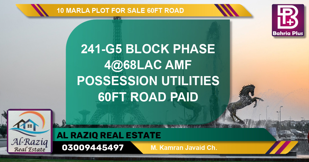Residential Plot for Sale in Phase 4 - G5 Block -  Bahria Orchard, Lahore - (BP-142947)