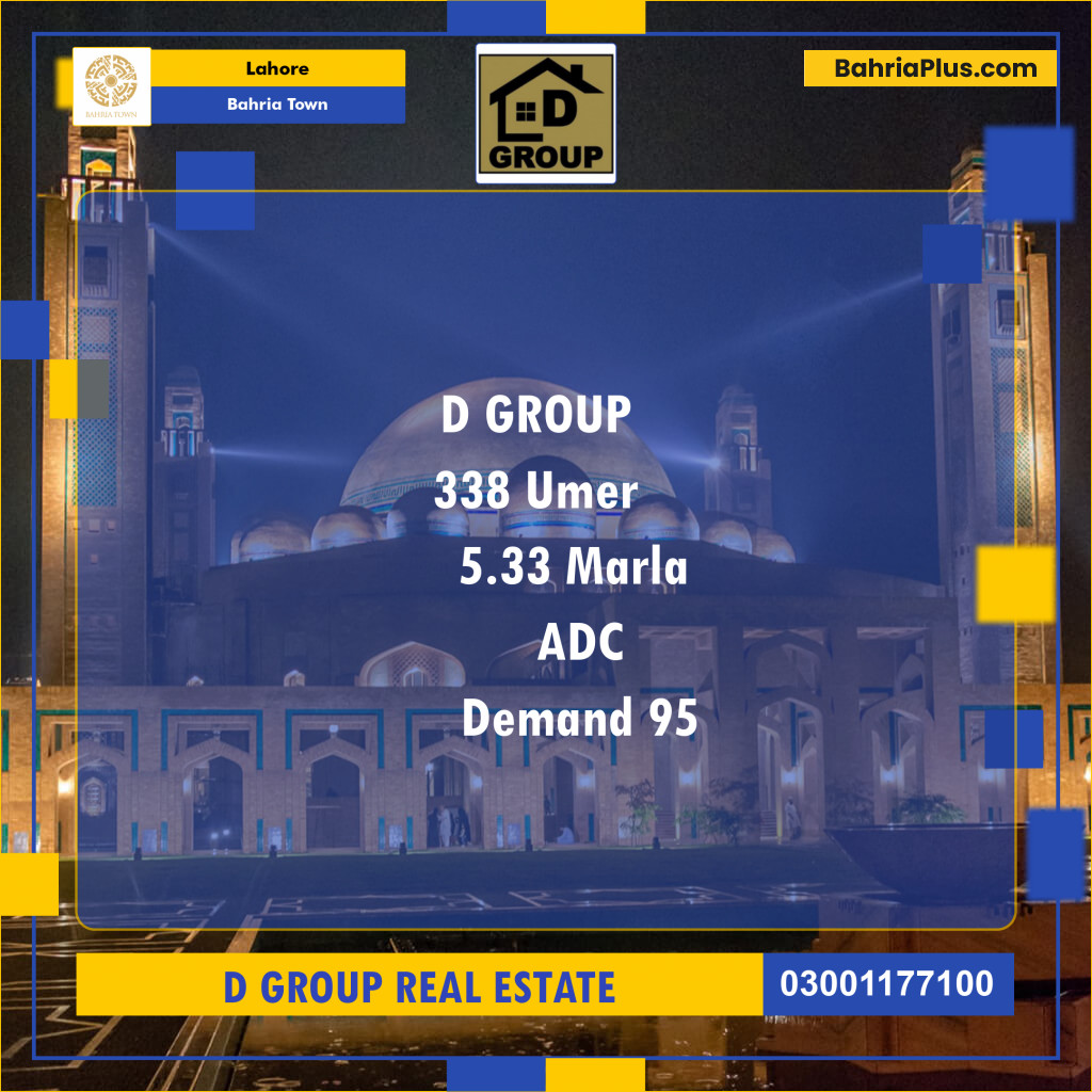 Residential Plot for Sale in Bahria Town, Lahore - (BP-143003)