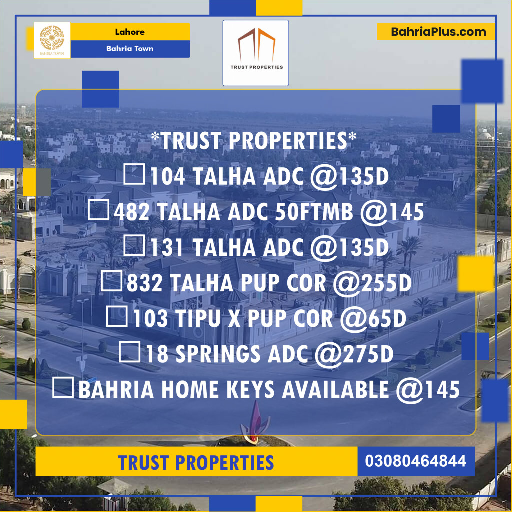 Residential Plot for Sale in Bahria Town, Lahore - (BP-143176)