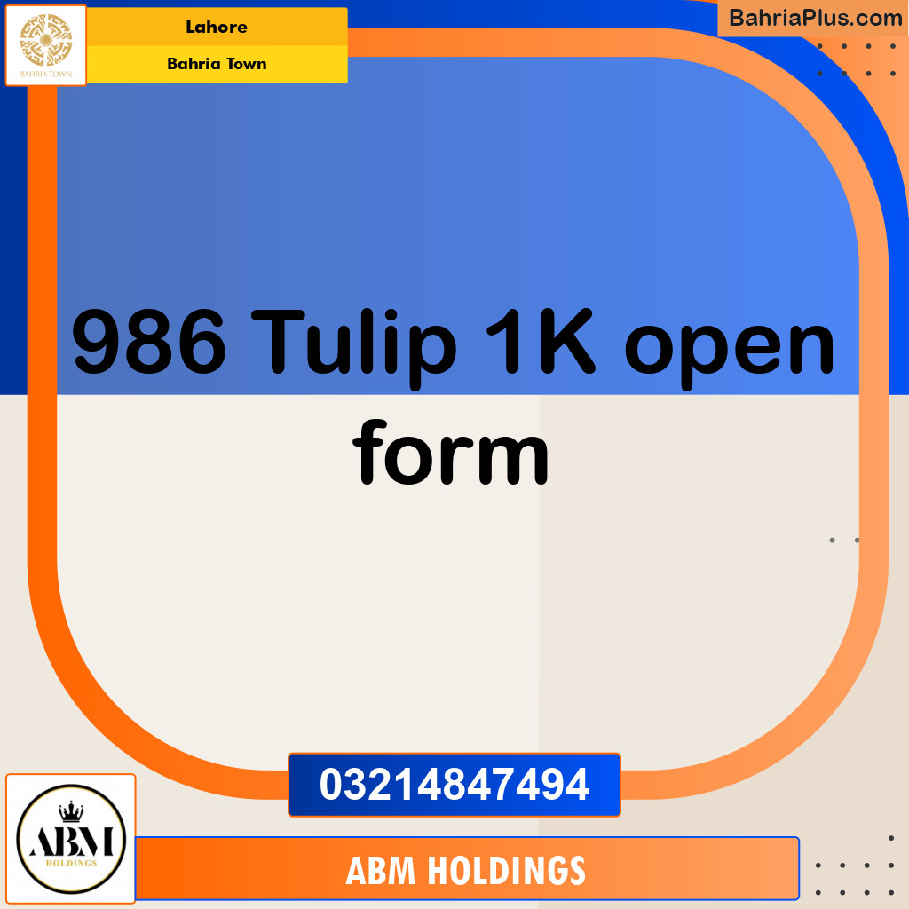 Residential Plot for Sale in Bahria Town, Lahore - (BP-143301)