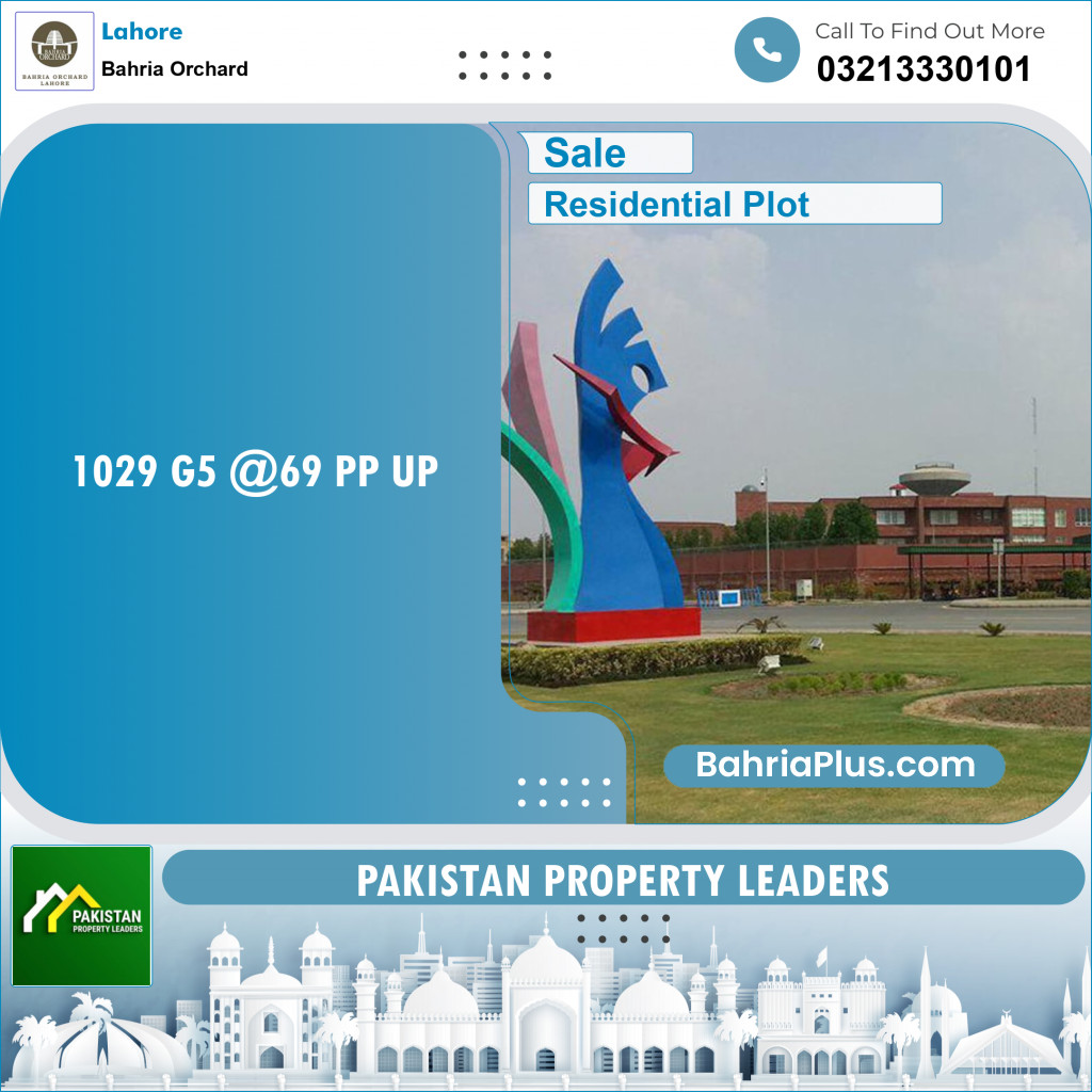 Residential Plot for Sale in Bahria Orchard, Lahore - (BP-143546)