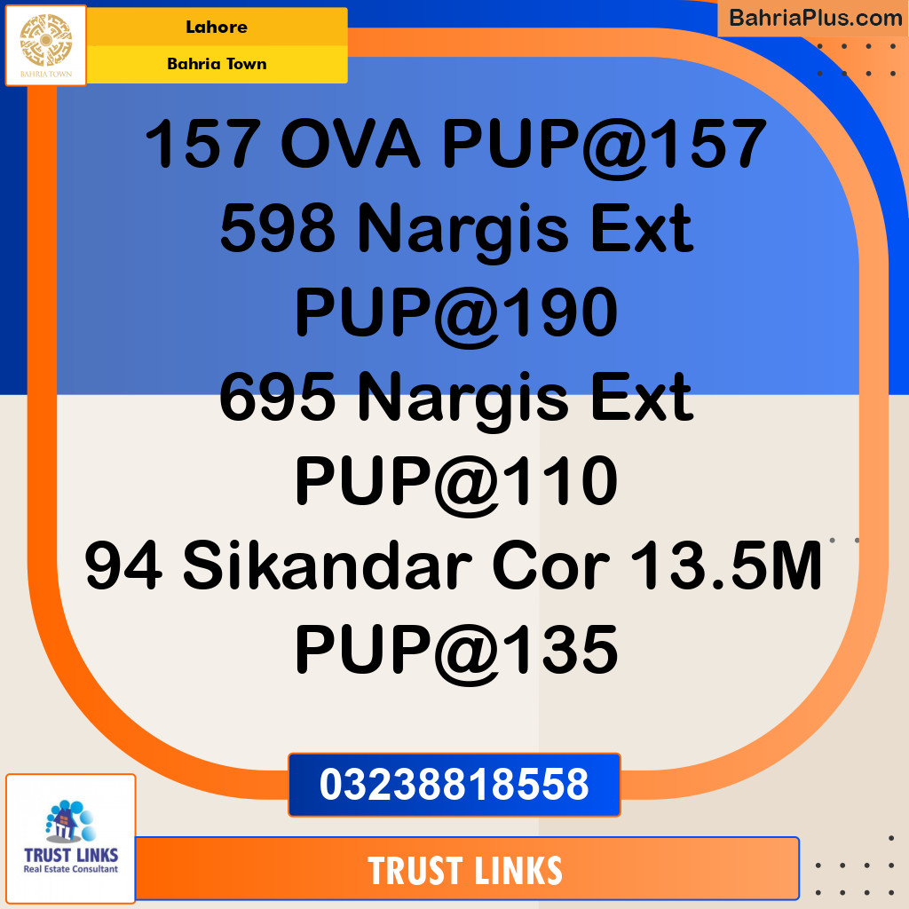 Residential Plot for Sale in Bahria Town, Lahore - (BP-143677)