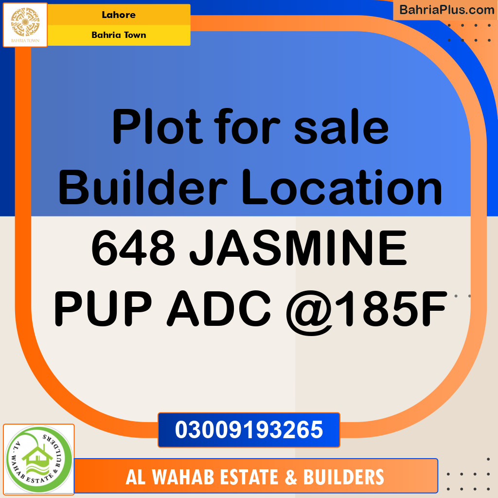 Residential Plot for Sale in Bahria Town, Lahore - (BP-143881)
