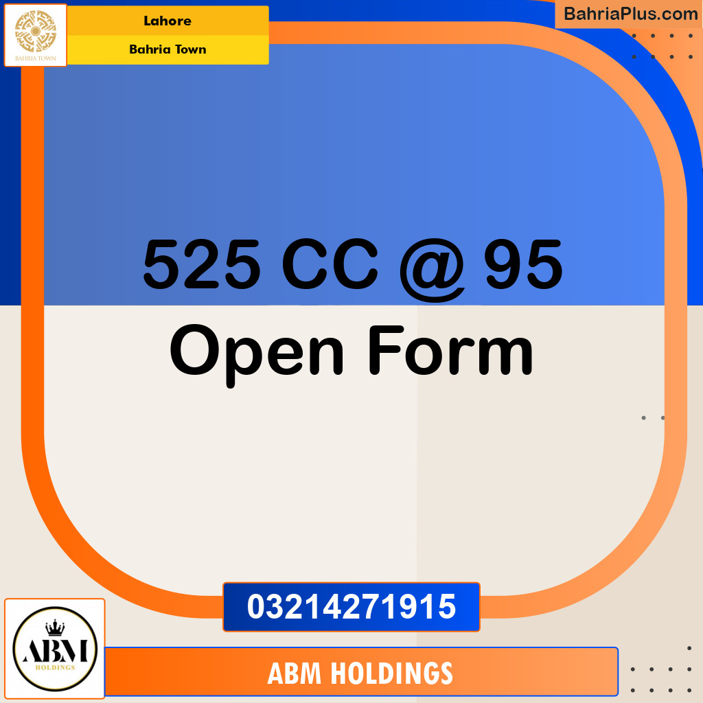 Residential Plot for Sale in Bahria Town, Lahore - (BP-143948)