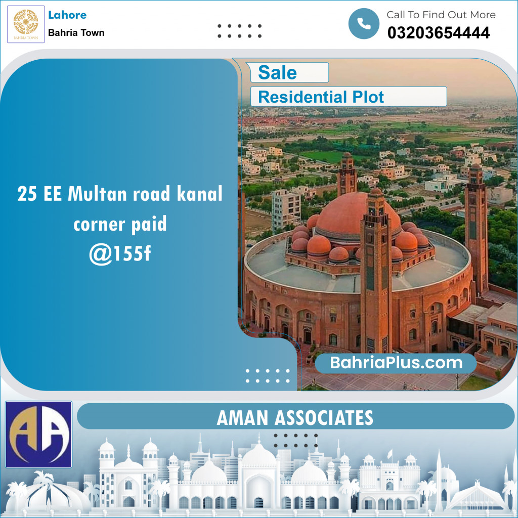 Residential Plot for Sale in Bahria Town, Lahore - (BP-144124)