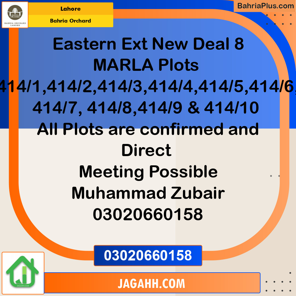Residential Plot for Sale in Bahria Orchard, Lahore - (BP-144137)