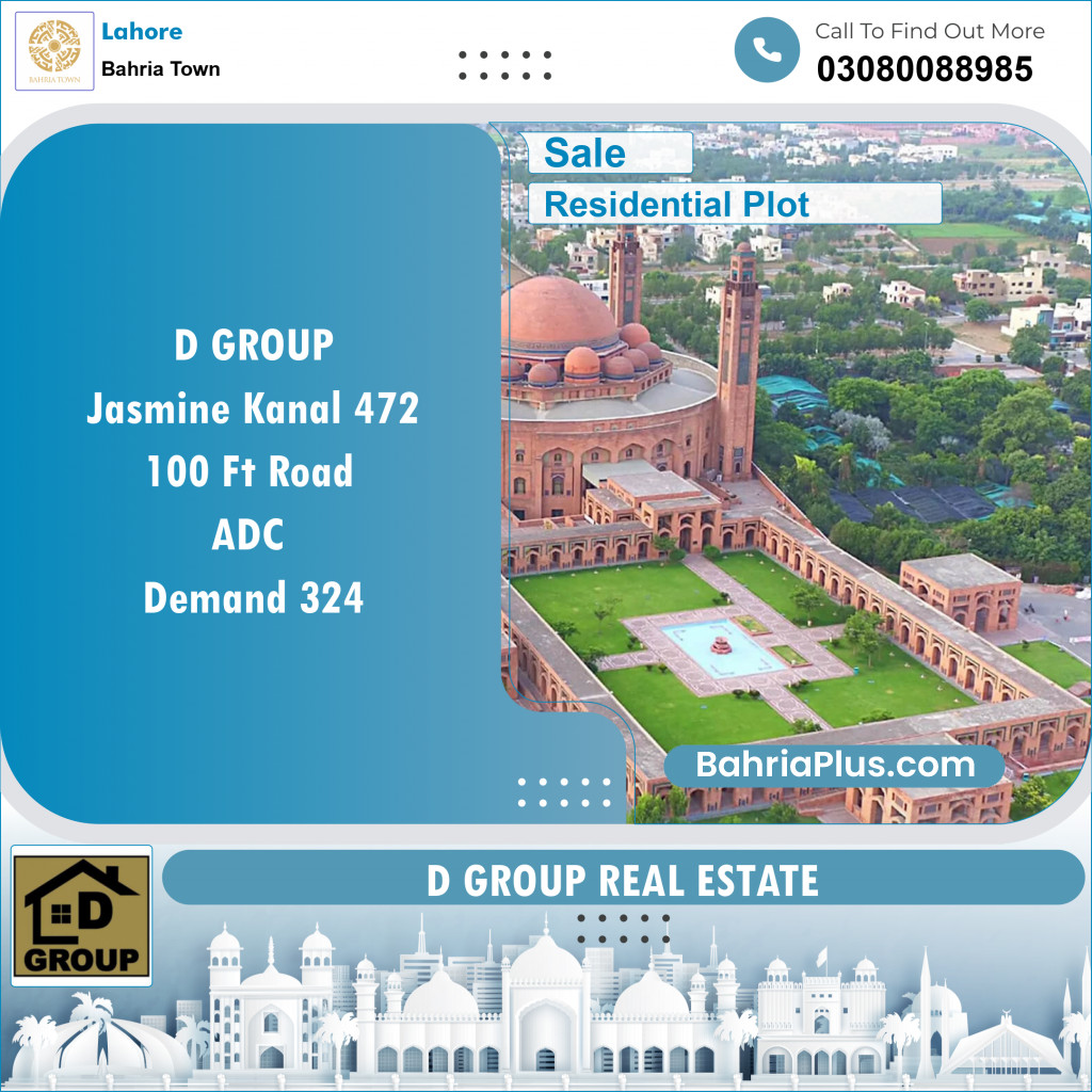 Residential Plot for Sale in Bahria Town, Lahore - (BP-144181)