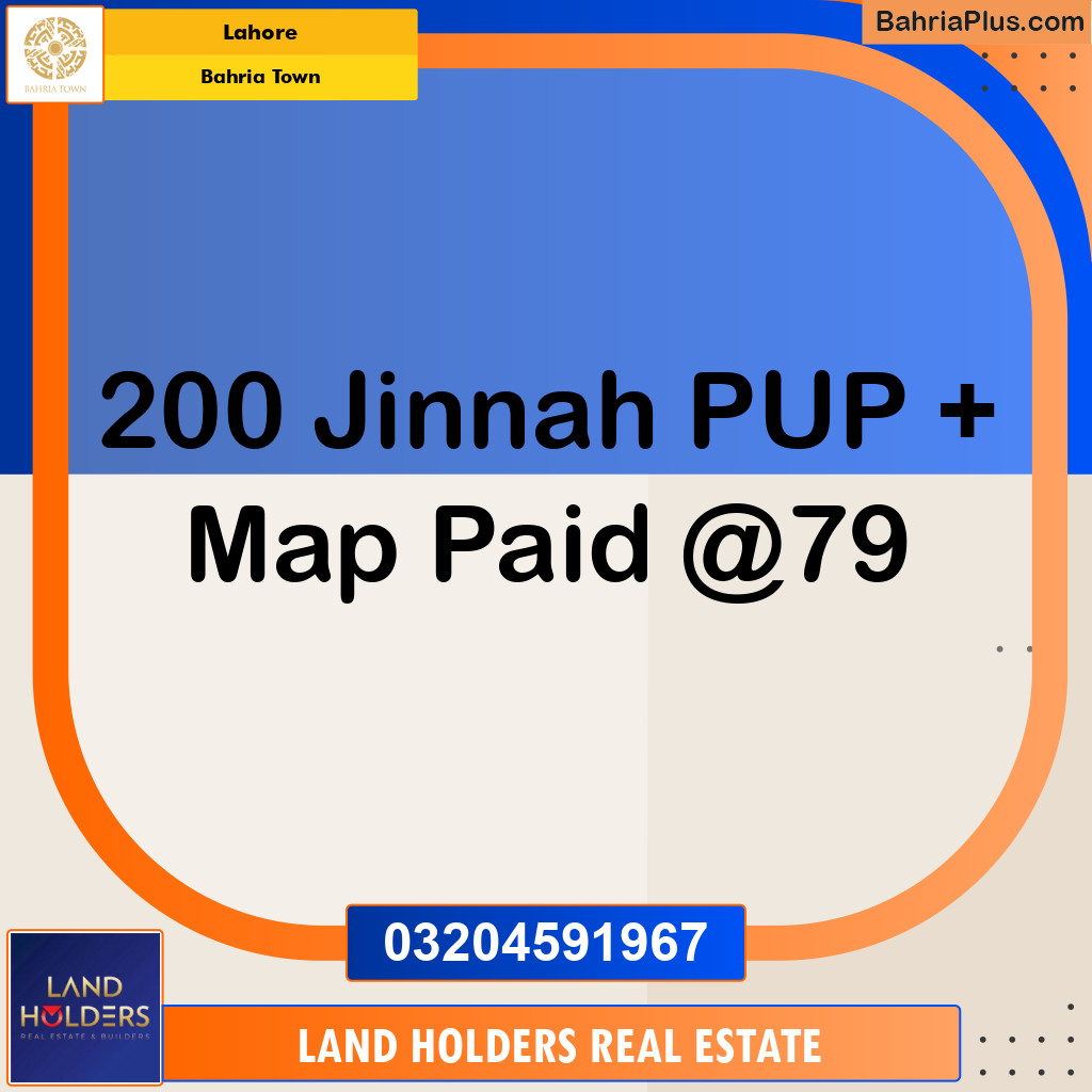 Residential Plot for Sale in Bahria Town, Lahore - (BP-144248)