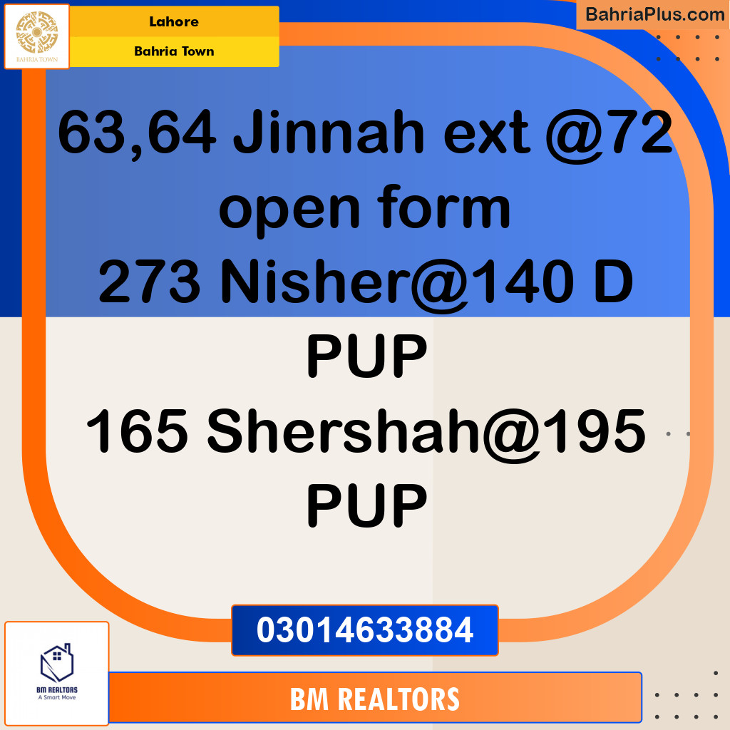 Residential Plot for Sale in Bahria Town, Lahore - (BP-144316)
