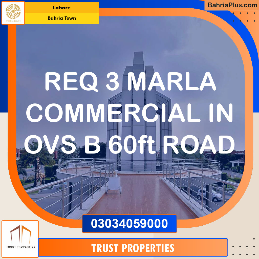 Commercial Plot for Sale in Bahria Town, Lahore - (BP-144503)