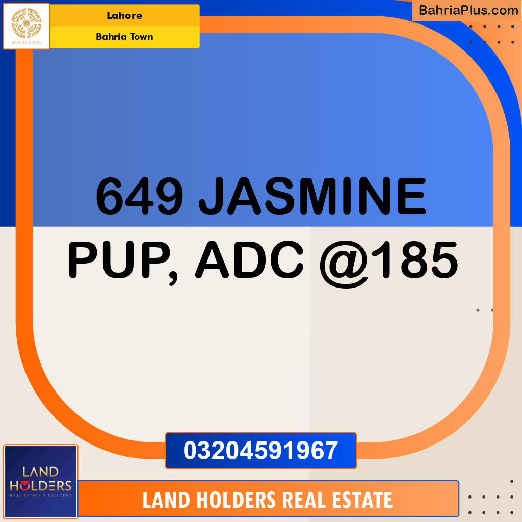 Residential Plot for Sale in Bahria Town, Lahore - (BP-144654)