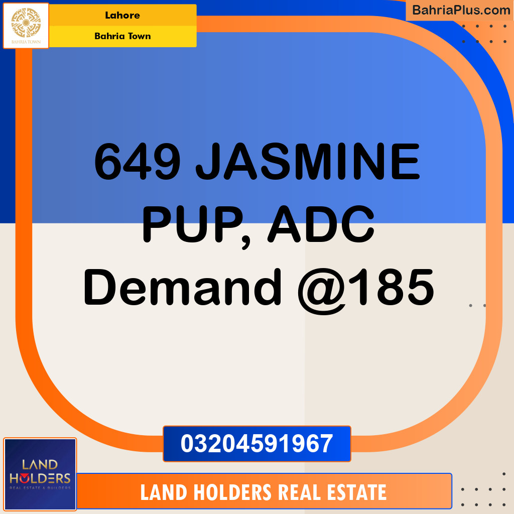 Residential Plot for Sale in Bahria Town, Lahore - (BP-144658)