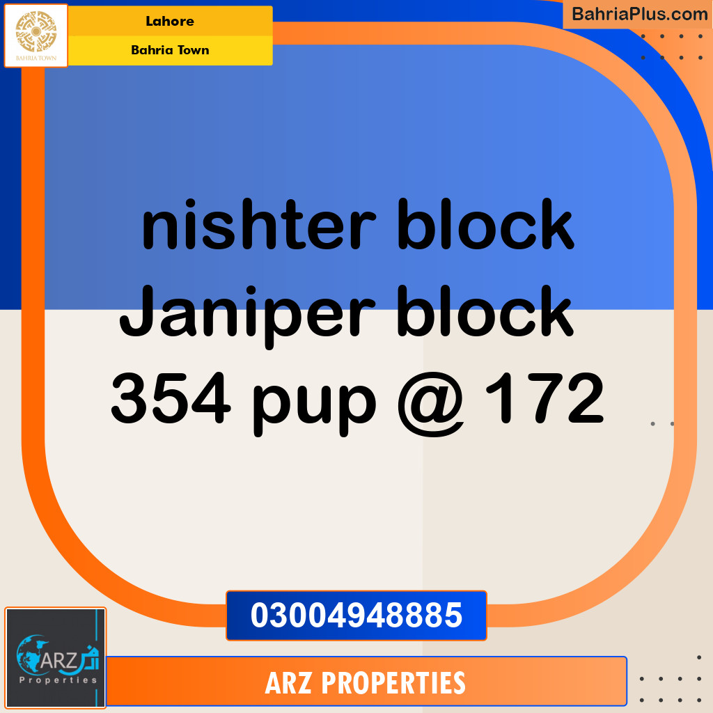 Residential Plot for Sale in Bahria Town, Lahore - (BP-144833)