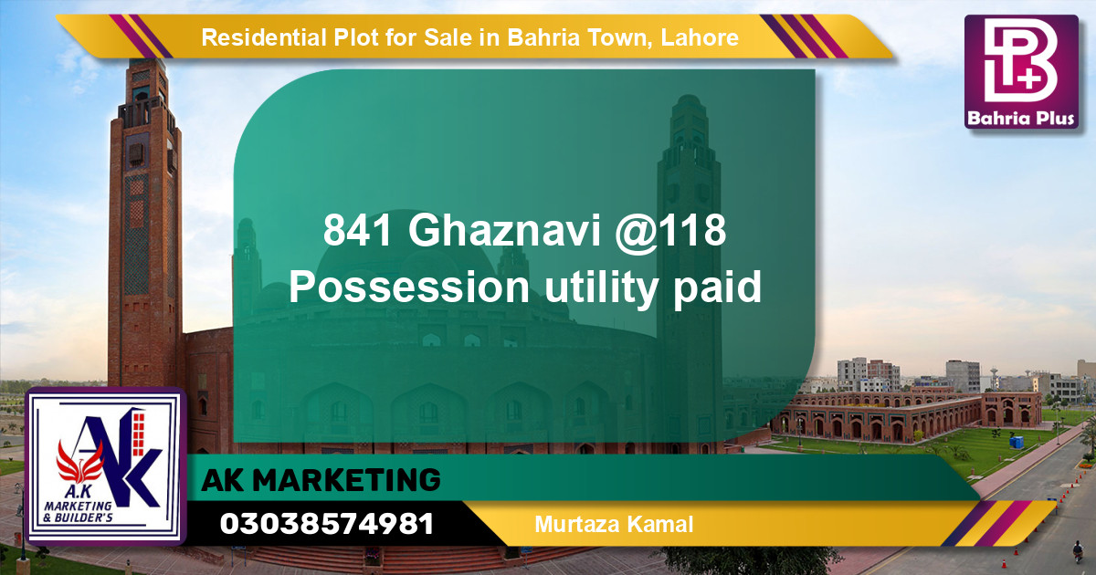 Residential Plot for Sale in Bahria Town, Lahore - (BP-144846)