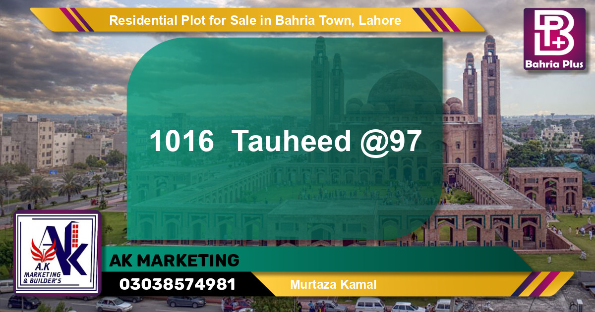 Residential Plot for Sale in Bahria Town, Lahore - (BP-144849)