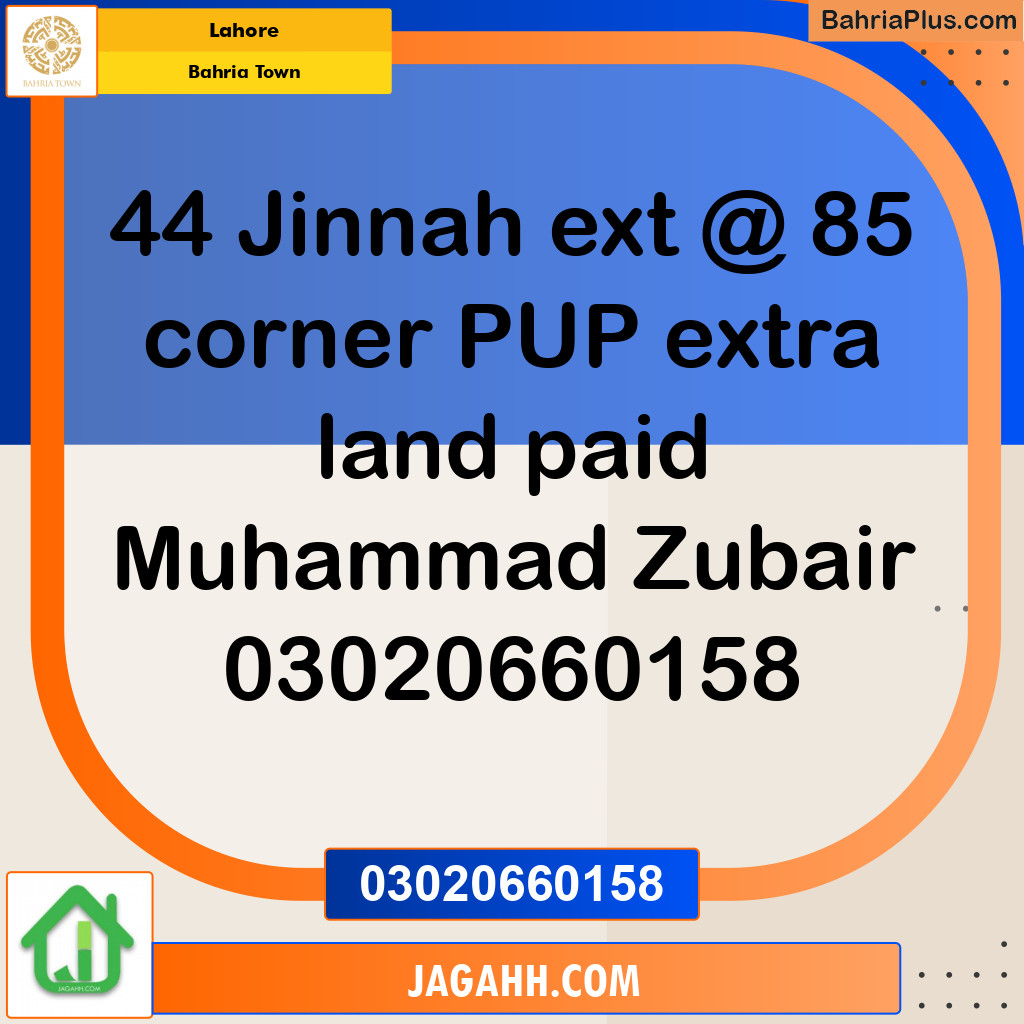 Residential Plot for Sale in Bahria Town, Lahore - (BP-145044)