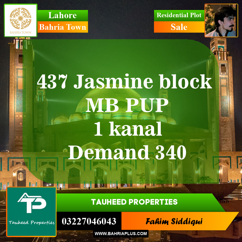 Residential Plot for Sale in Bahria Town, Lahore - (BP-145316)