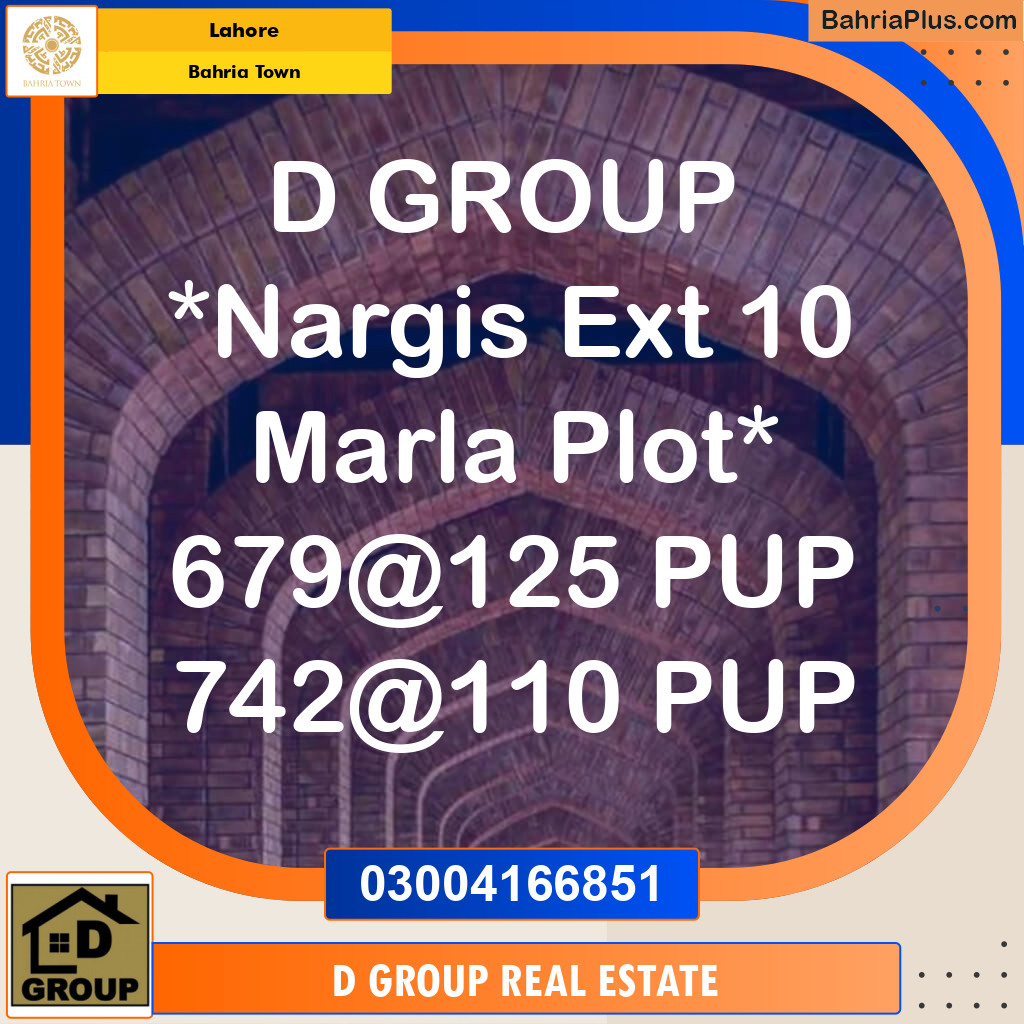 Residential Plot for Sale in Bahria Town, Lahore - (BP-145393)