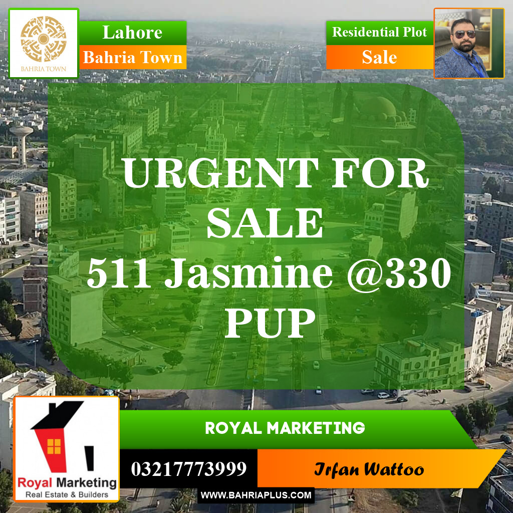 Residential Plot for Sale in Bahria Town, Lahore - (BP-145409)