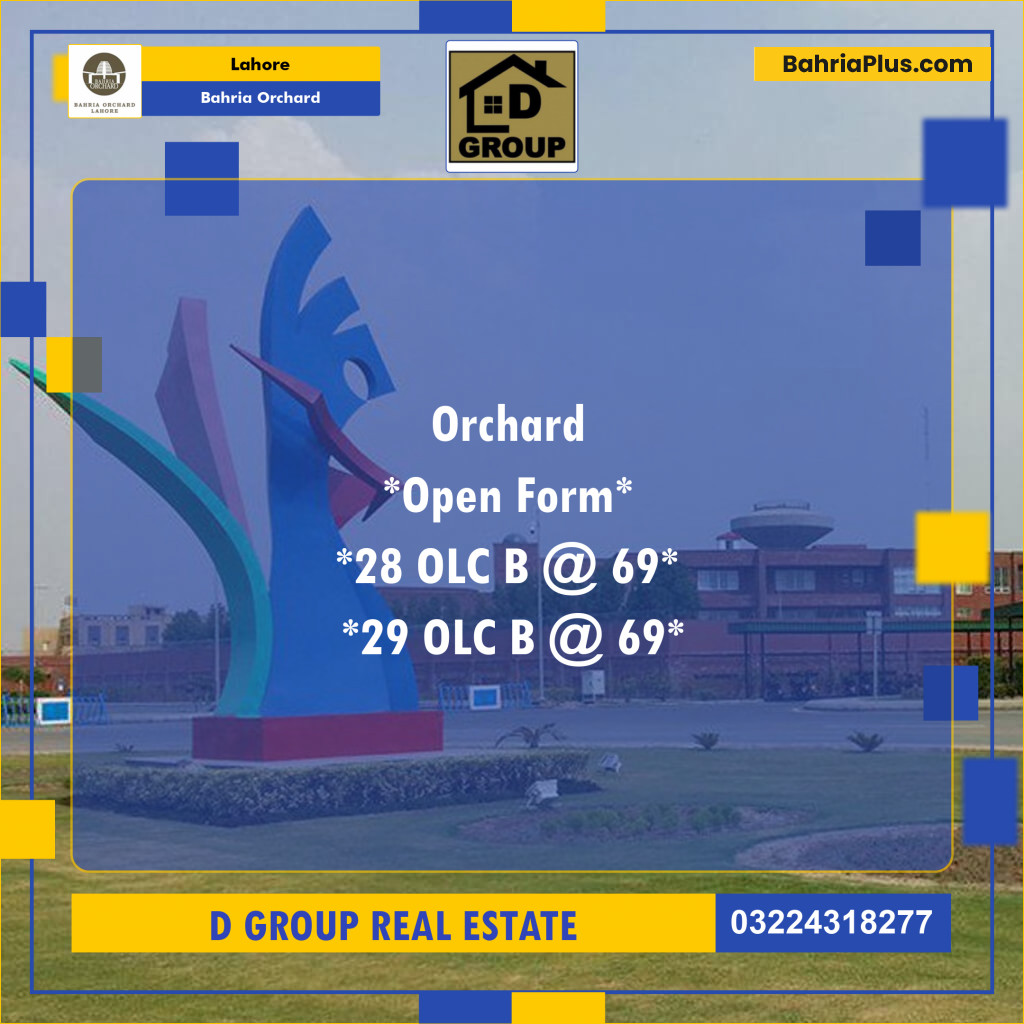 Residential Plot for Sale in Bahria Orchard, Lahore - (BP-145418)