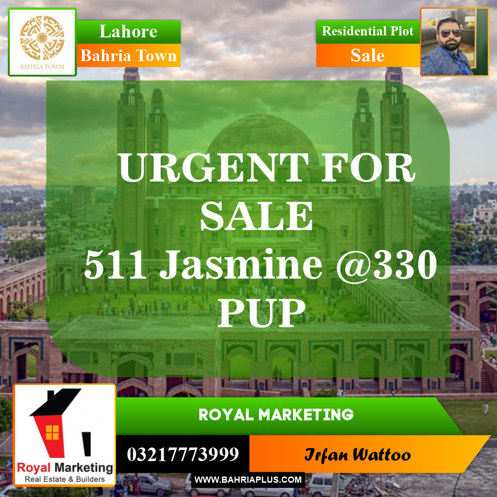 Residential Plot for Sale in Bahria Town, Lahore - (BP-145634)