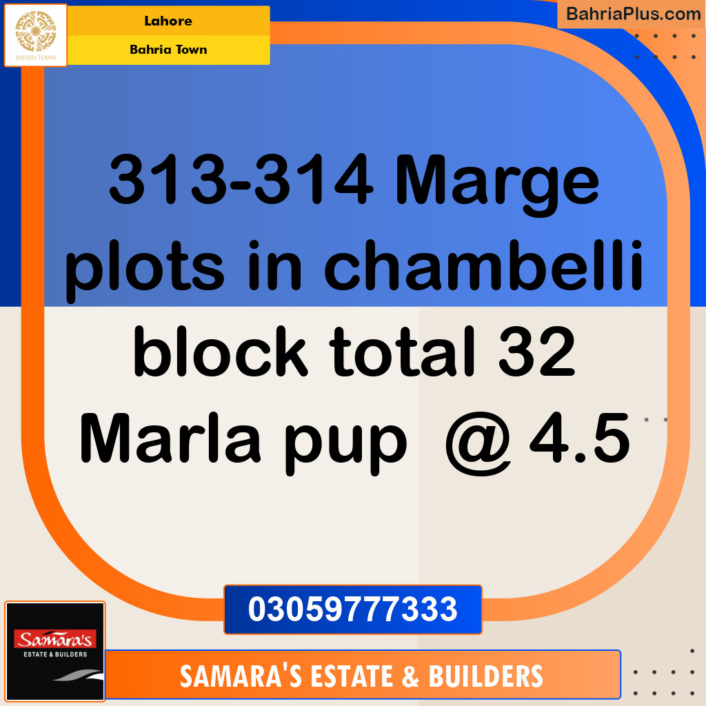 Residential Plot for Sale in Bahria Town, Lahore - (BP-145658)