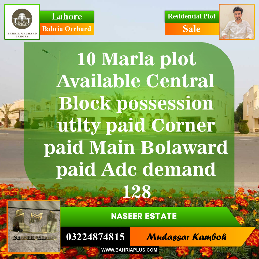 Residential Plot for Sale in Bahria Orchard, Lahore - (BP-145808)