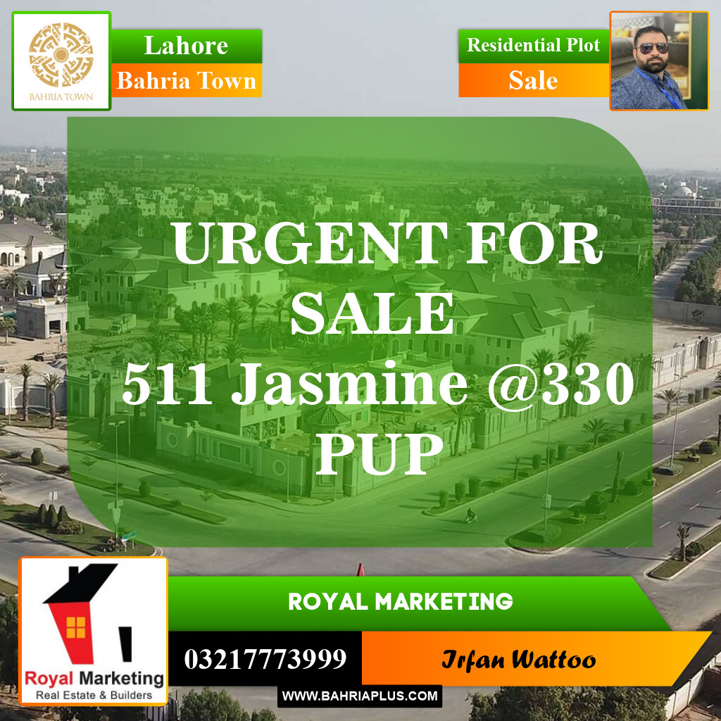 Residential Plot for Sale in Bahria Town, Lahore - (BP-145819)