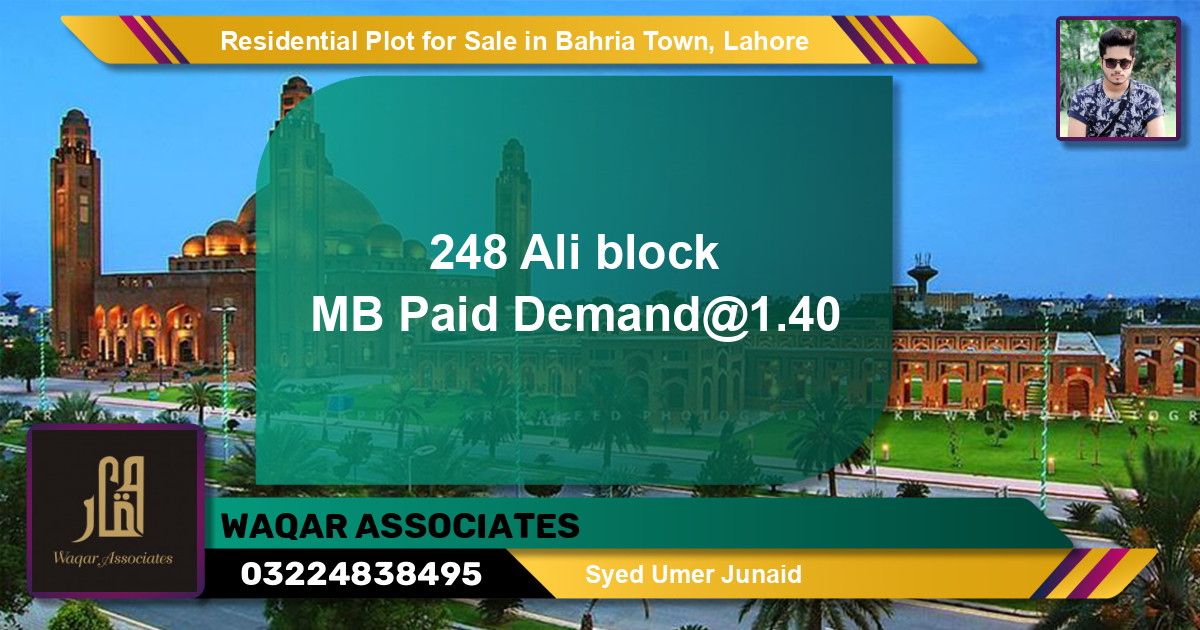Residential Plot for Sale in Bahria Town, Lahore - (BP-145820)