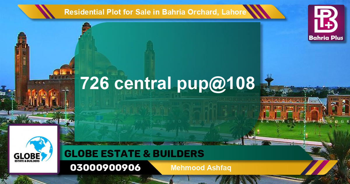 Residential Plot for Sale in Bahria Orchard, Lahore - (BP-145829)