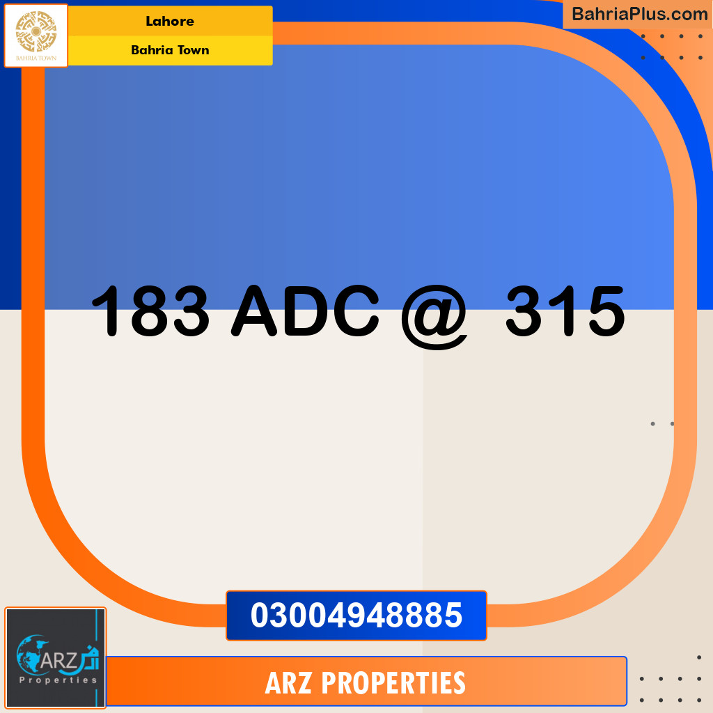 Residential Plot for Sale in Bahria Town, Lahore - (BP-145898)