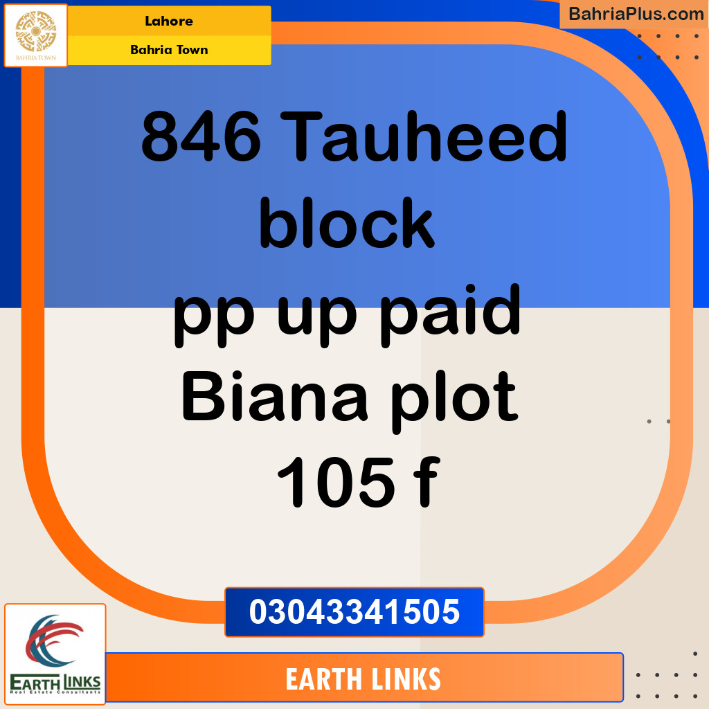 Residential Plot for Sale in Bahria Town, Lahore - (BP-146253)
