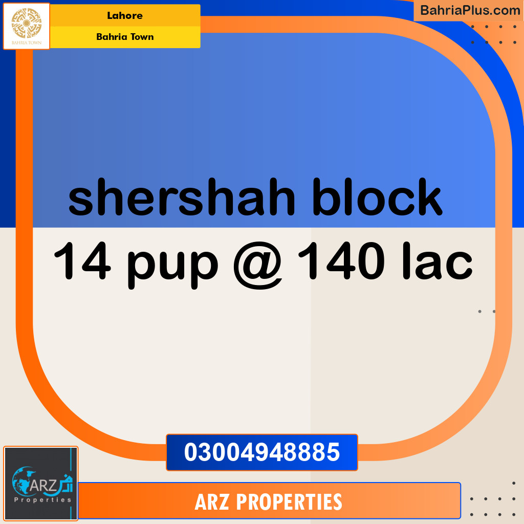 Residential Plot for Sale in Bahria Town, Lahore - (BP-146330)