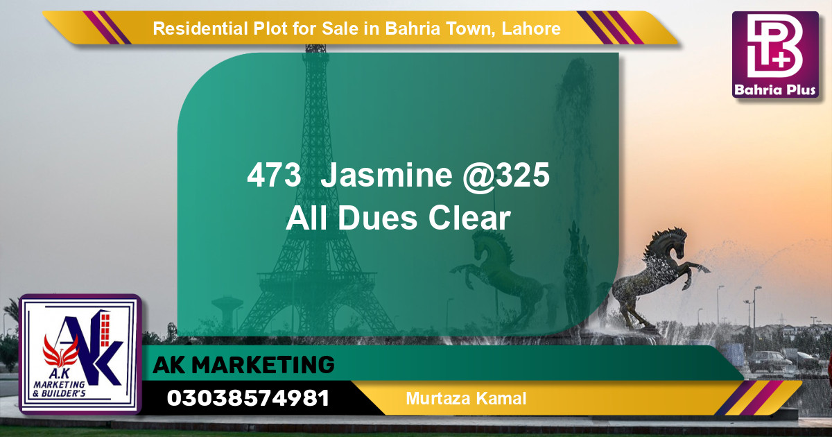 Residential Plot for Sale in Bahria Town, Lahore - (BP-146348)