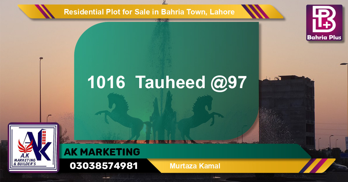 Residential Plot for Sale in Bahria Town, Lahore - (BP-146352)