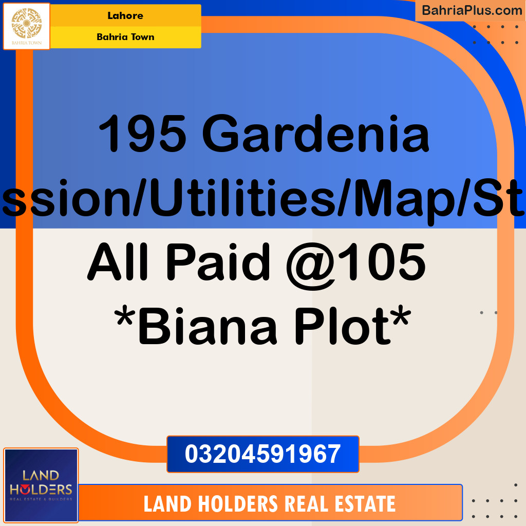 Residential Plot for Sale in Bahria Town, Lahore - (BP-146376)