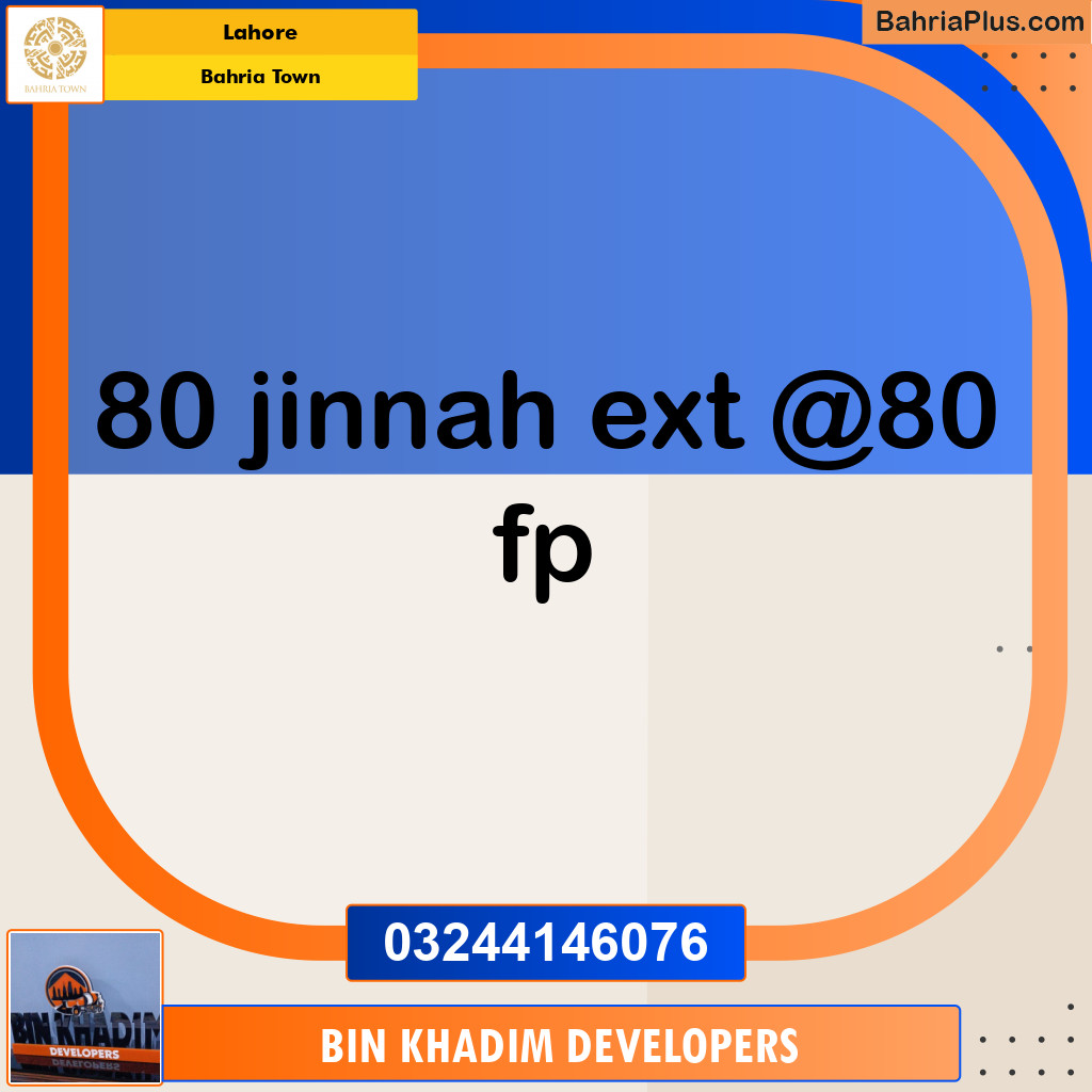 Residential Plot for Sale in Bahria Town, Lahore - (BP-146509)