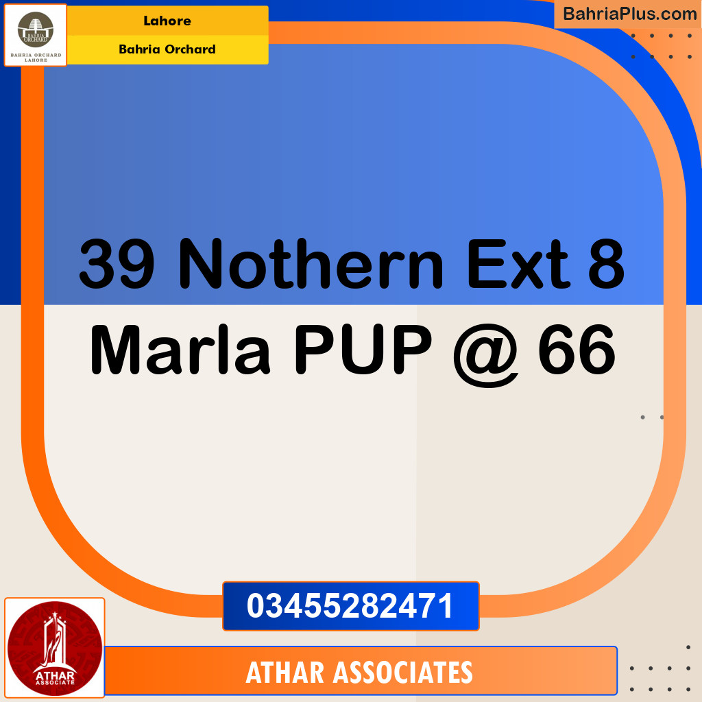 Residential Plot for Sale in Bahria Orchard, Lahore - (BP-146563)