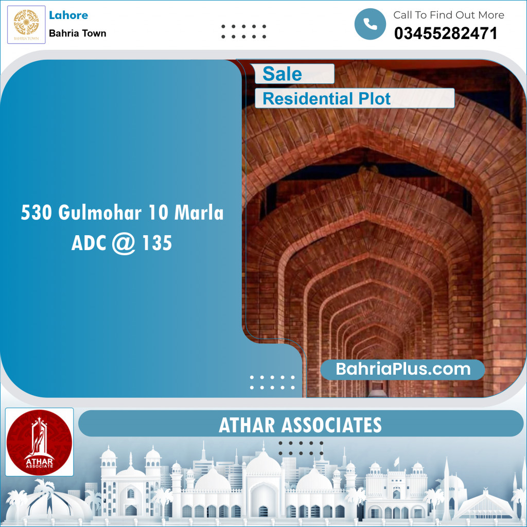 Residential Plot for Sale in Bahria Town, Lahore - (BP-146576)