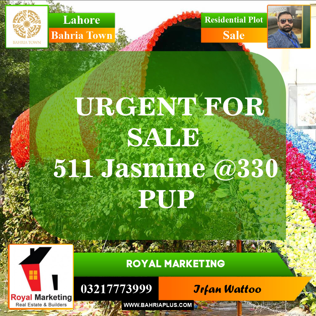 Residential Plot for Sale in Bahria Town, Lahore - (BP-146593)
