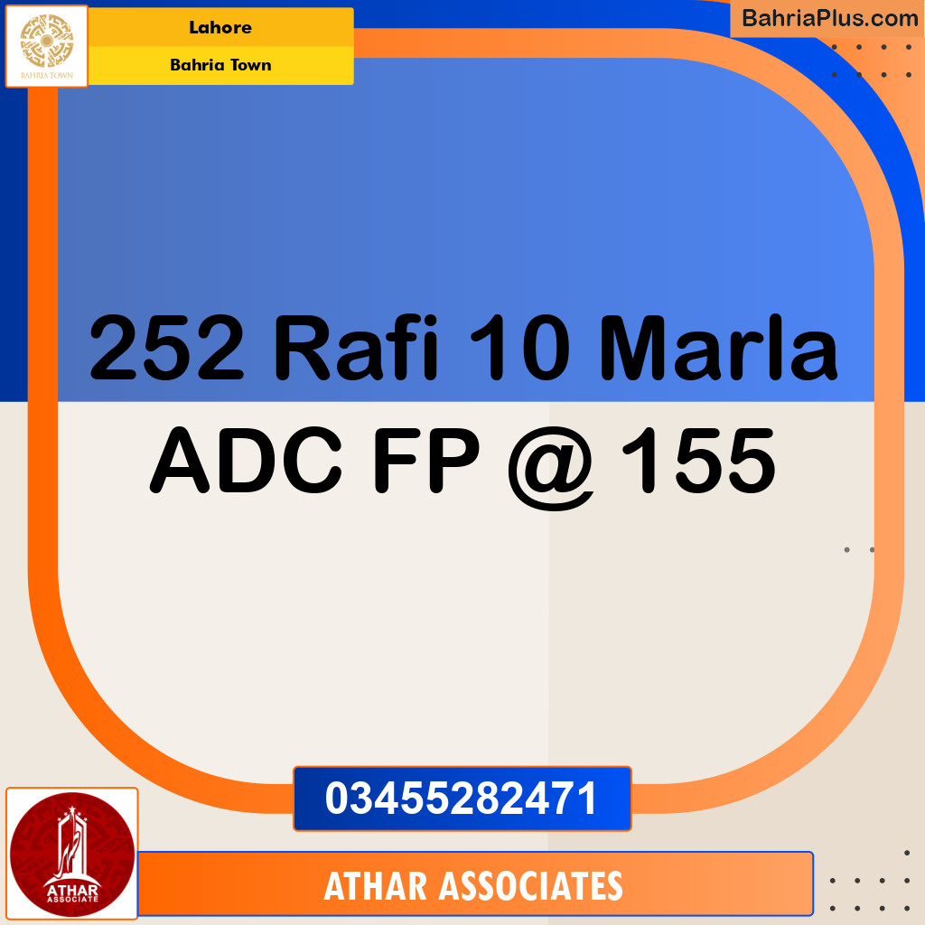 Residential Plot for Sale in Bahria Town, Lahore - (BP-146648)