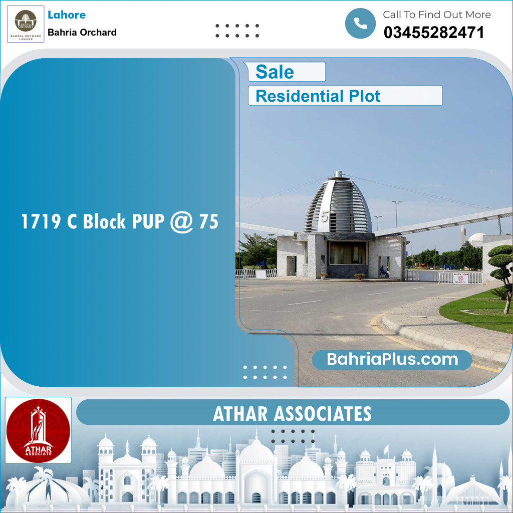 Residential Plot for Sale in Bahria Orchard, Lahore - (BP-146686)