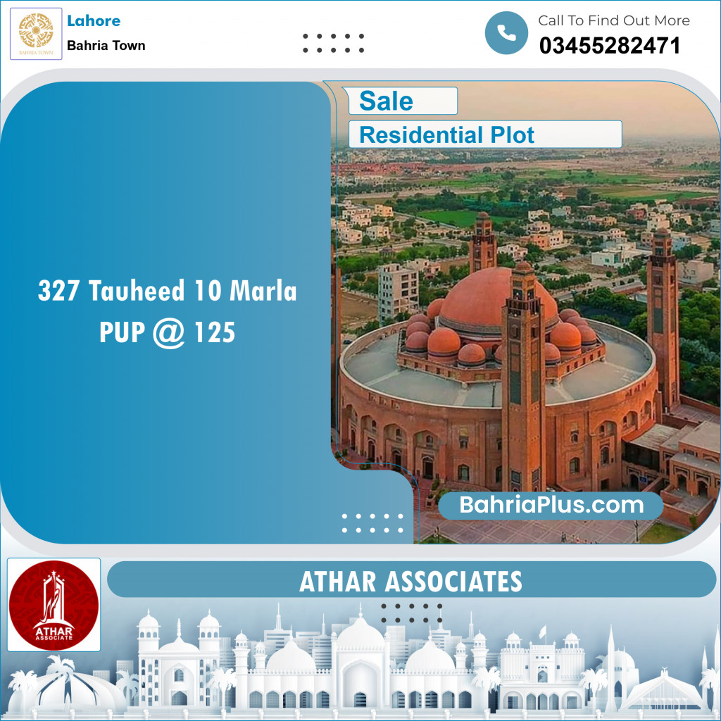 Residential Plot for Sale in Bahria Town, Lahore - (BP-146691)