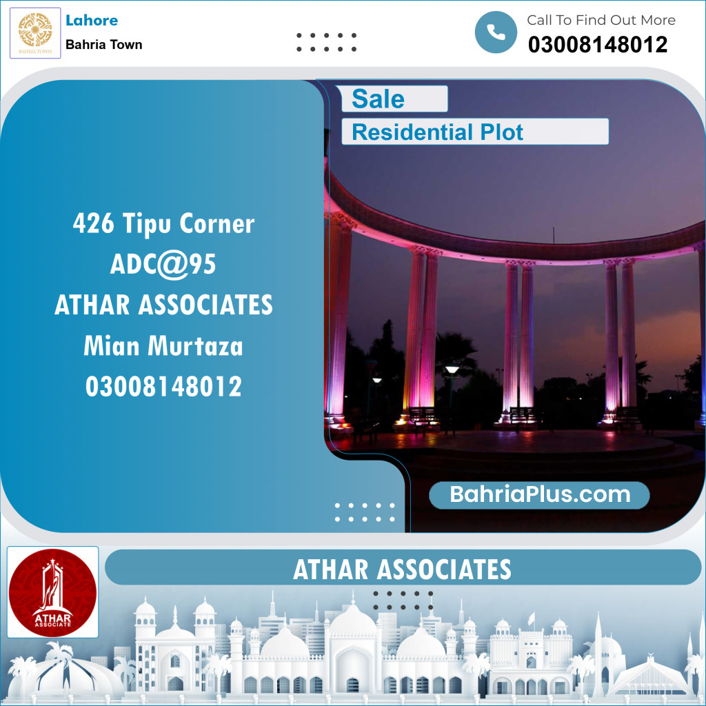 Residential Plot for Sale in Bahria Town, Lahore - (BP-146720)