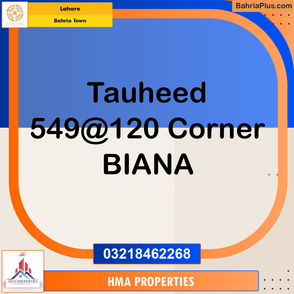 Residential Plot for Sale in Sector F - Tauheed Block -  Bahria Town, Lahore - (BP-146808)