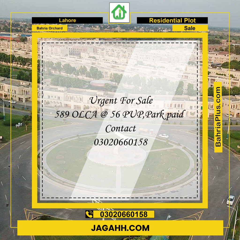 Residential Plot for Sale in Bahria Orchard, Lahore - (BP-146847)
