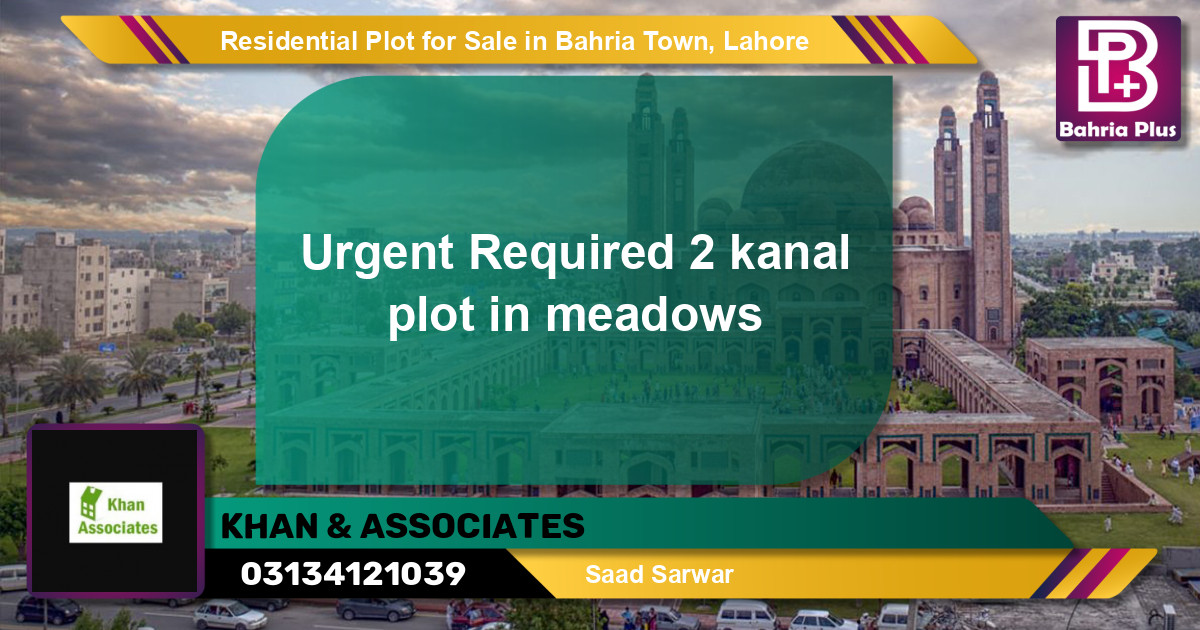 Residential Plot for Sale in Bahria Town, Lahore - (BP-146867)