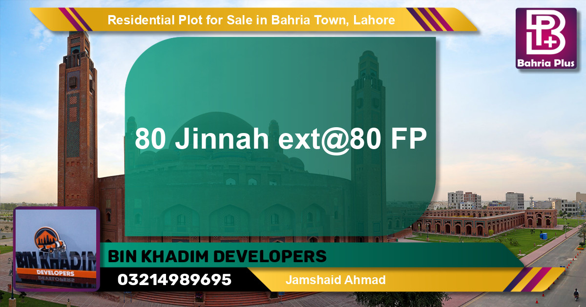 Residential Plot for Sale in Bahria Town, Lahore - (BP-146932)
